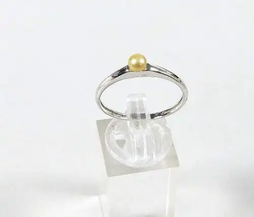 Ring aus 925 Silber mit Perle, Gr. 66/Ø 21 mm  (da6749)