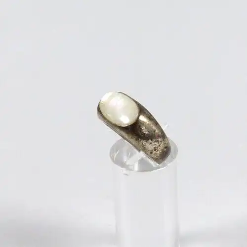 Ring aus 925 Silber mit Perlmutt Stein