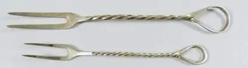 2 Vorlegegabeln aus 800er Silber (da6941)