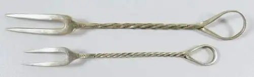 2 Vorlegegabeln aus 800er Silber (da6941)