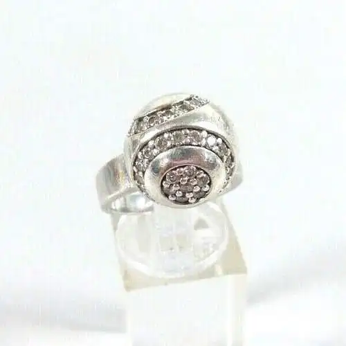 Ring aus 925 Silber mit weißen Steine  Größe 57     