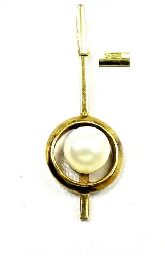 Anhänger aus 585 Gold mit Perle