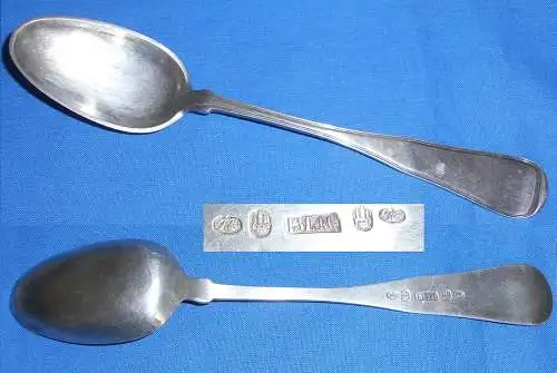 Old Danisch Georg Jensen 1 Silber Löffel (da4115)