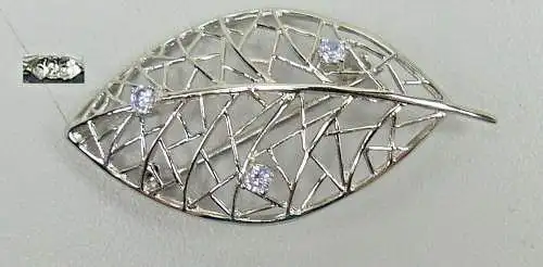  Brosche aus 925er Silber mit Amethyste (da4452)