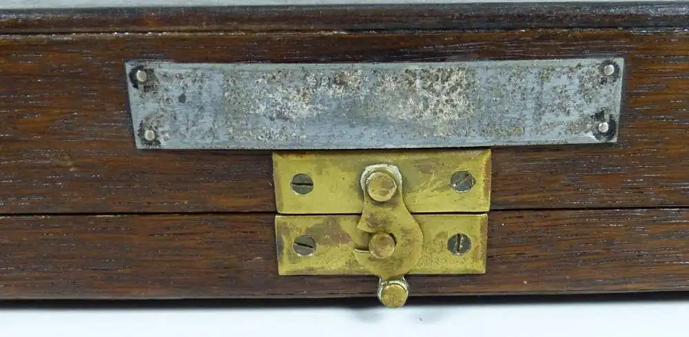 original alter Optiker Probierkasten komplett um 1900      (da5521) 6