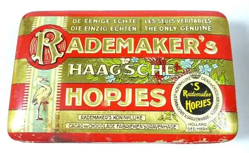 original alte Reklame Dose Niederlande Rademarkers