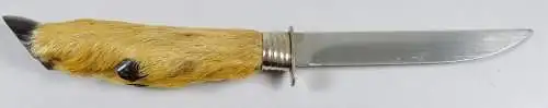 original Jagdmesser DDR mit Rehpfote