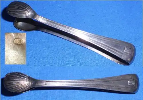 Art Déco Zuckerzange aus Silber  (da3472)