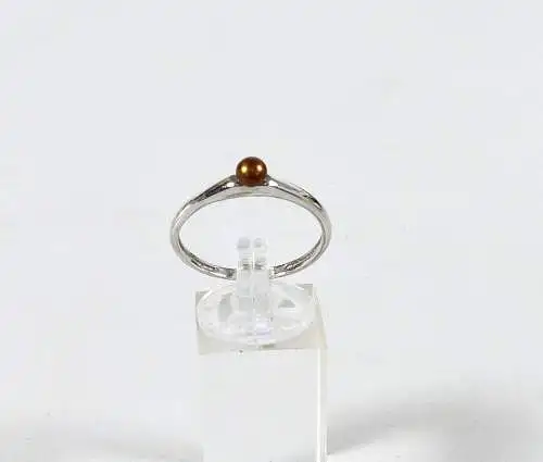 Ring aus 925 Silber mit Perle, Gr. 67/Ø 21,3 mm  (da6750)