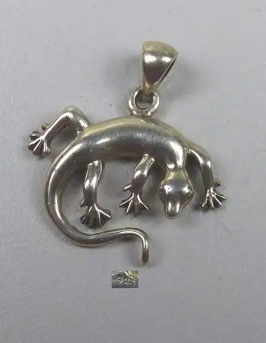 Wunderschöner Anhänger aus 925er Silber mit Echse (da4956)