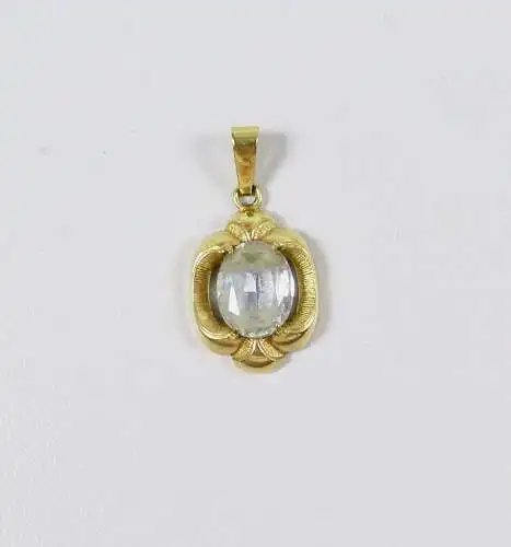 Anhänger aus 333 Gold mit Aquamarin  (da6763)