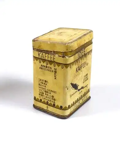 kleine original alte Kaffee Blechdose Hamburg DARBOVEN