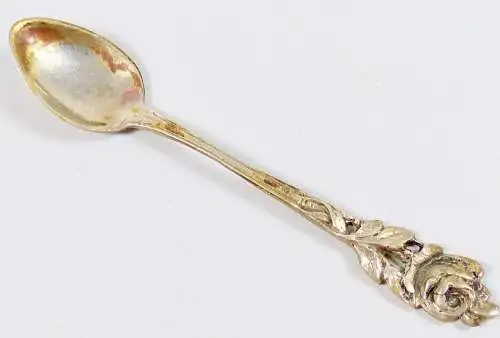 Salzlöffel aus 800 Silber Hildesheimer Rose   (da6217)