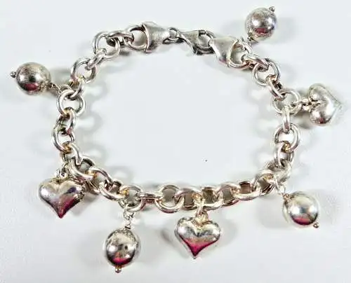 Armband/Armkette mit Anhänger aus 925 Silber          (da6974)
