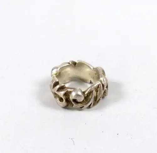 Designer Ring aus massivem 925 Silber  Größe 52