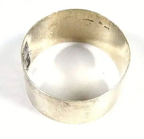 Serviettenring aus 830  Silber mit Monogramm W R