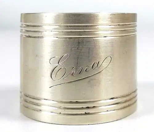 Serviettenring aus 800  Silber mit Gravur Erna