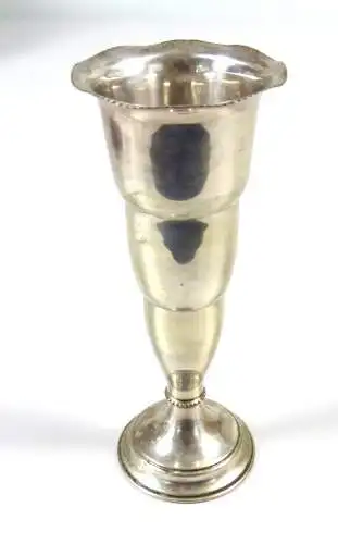 kleine Vase aus massivem 800 Silber