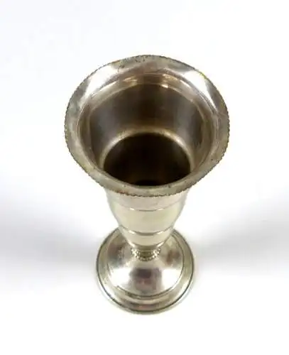 kleine Vase aus massivem 800 Silber