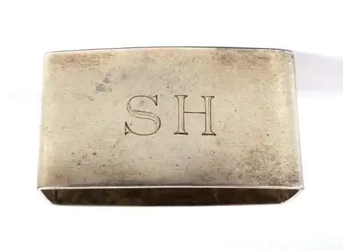 Serviettenring aus 900  Silber mit  Gravur SH