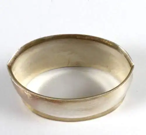 Serviettenring HTB aus 800  Silber mit  Monogram Hans-Jürgen