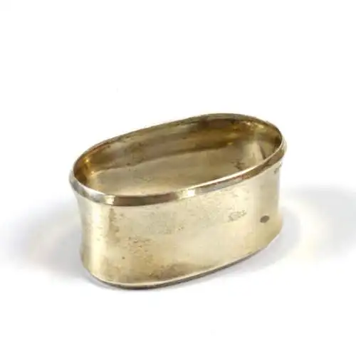 Serviettenring aus 800  Silber mit Monogramm HL