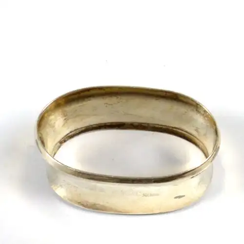 Serviettenring aus 800  Silber mit Monogramm HL