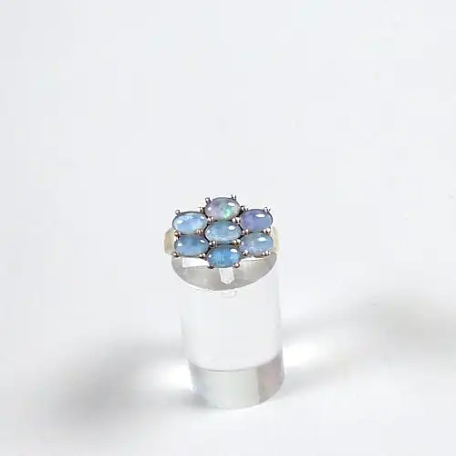 Ring aus 925 Silber mit Mondstein Größe 55