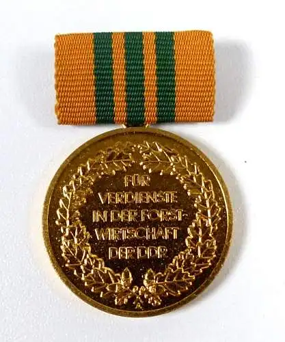 DDR Verdienstmedaille der Forstwirtschaft Bartel 303b    sehr selten