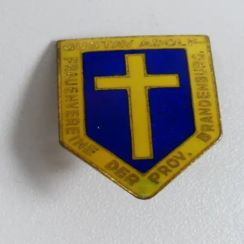 Brosche/Pin Gustav Adolf Frauenvereine der Prov. Brandenburg sehr selten(da4722)
