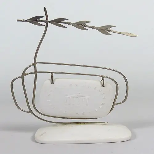 original alter DDR Fernsehpreis aus Meissen Porzellan