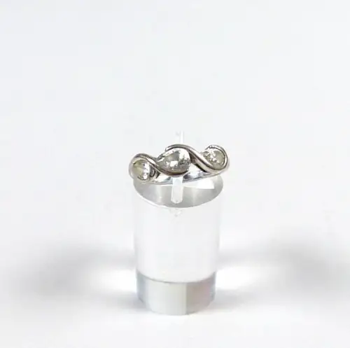 Ring aus 925 Silber  mit  Bergkristall  Größe 54