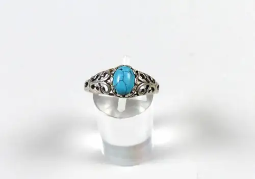 Ring aus 925 Silber mit Türkis  Größe 63