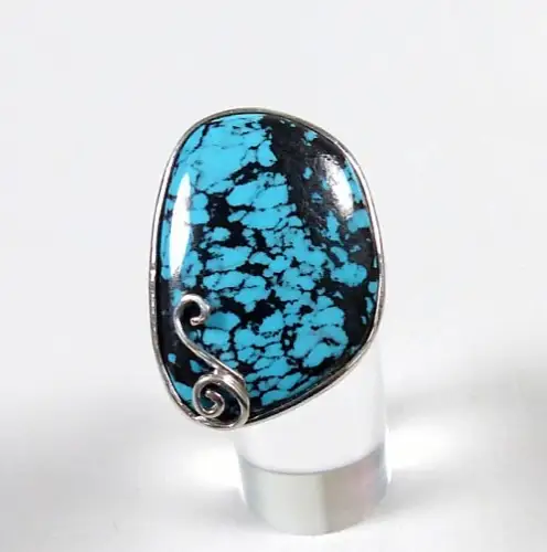 Ring aus 925 Silber mit Türkis  Größe 59
