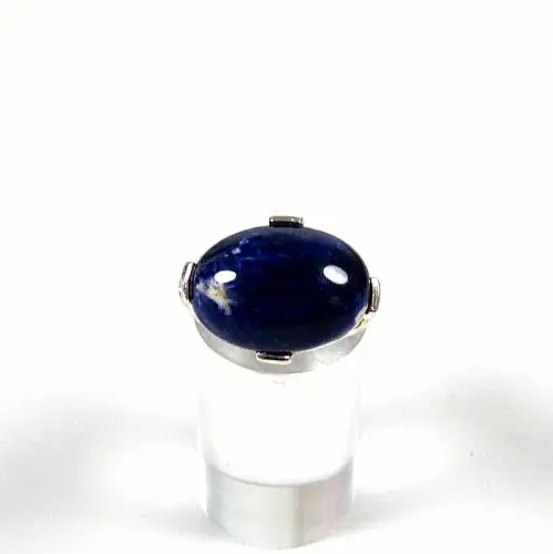 Ring aus 925 Silber mit Lapislazuli  Größe 53