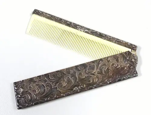 alter Klappkamm aus 835 Silber