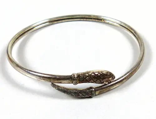 Schlange  Armreif aus 925 Silber signiert