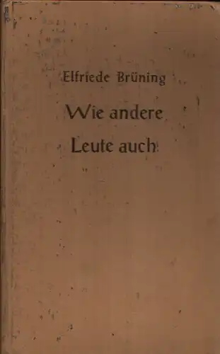 Brüning, Elfriede