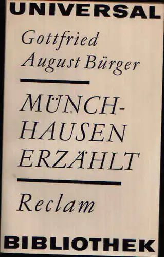 Bürger, Gottfried August