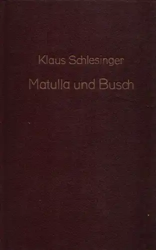 Schlesinger, Klaus