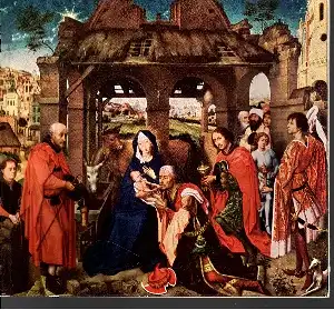 Drei Könige unter dem Kreuz Betrachtungen über das Weihnachtsbild von Rogier van der Weyden