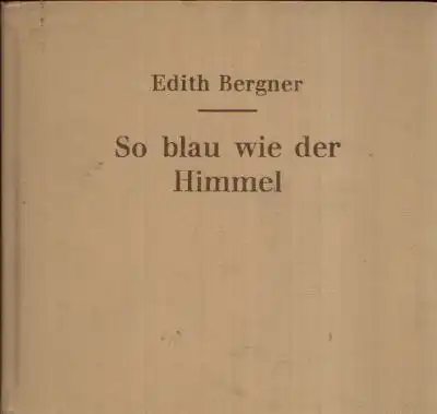 Berhner, Edith