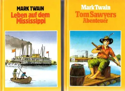 Leben auf dem Mississippi - Die Abenteuer des Tom Sawyer 2 Bücher