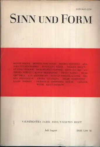 Akademie der Künste der DDR (Herausgeber)