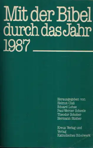 Claß, Helmut, Eduard Lohse und Paul- Werner Schober Theodor Scheele