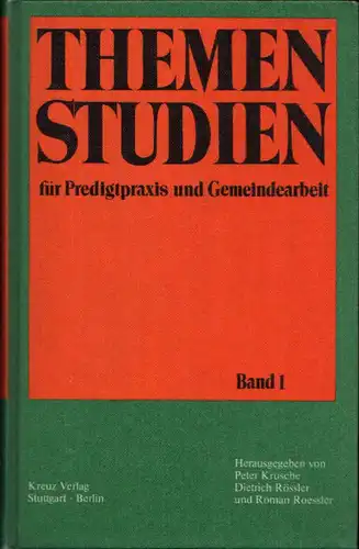 Krusche, Peter, Dietrich Rössler und Roman Roessler