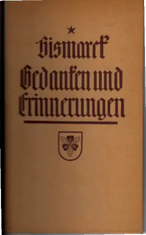 von Bismarck, Fürst Otto