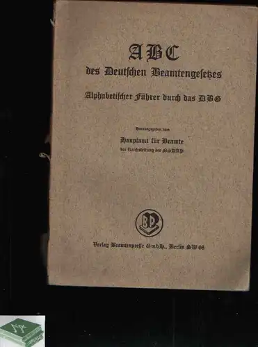 Hauptamt für Beamte der Reichsleitung der NSDAP (Herausgeber)