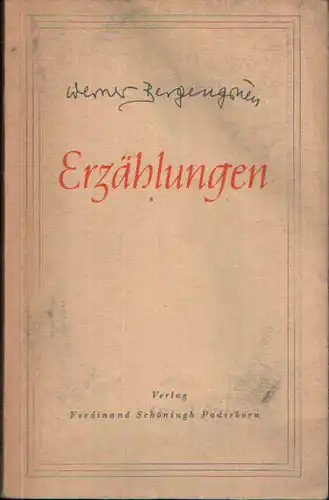 Bergengruen, Werner