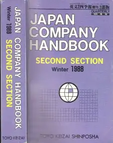 Japan Company Handbook - Second Section Winter 1988